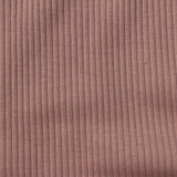 Cotton Stretch Rib Knit Fabric, 220 gsm, 125 cm — Pink