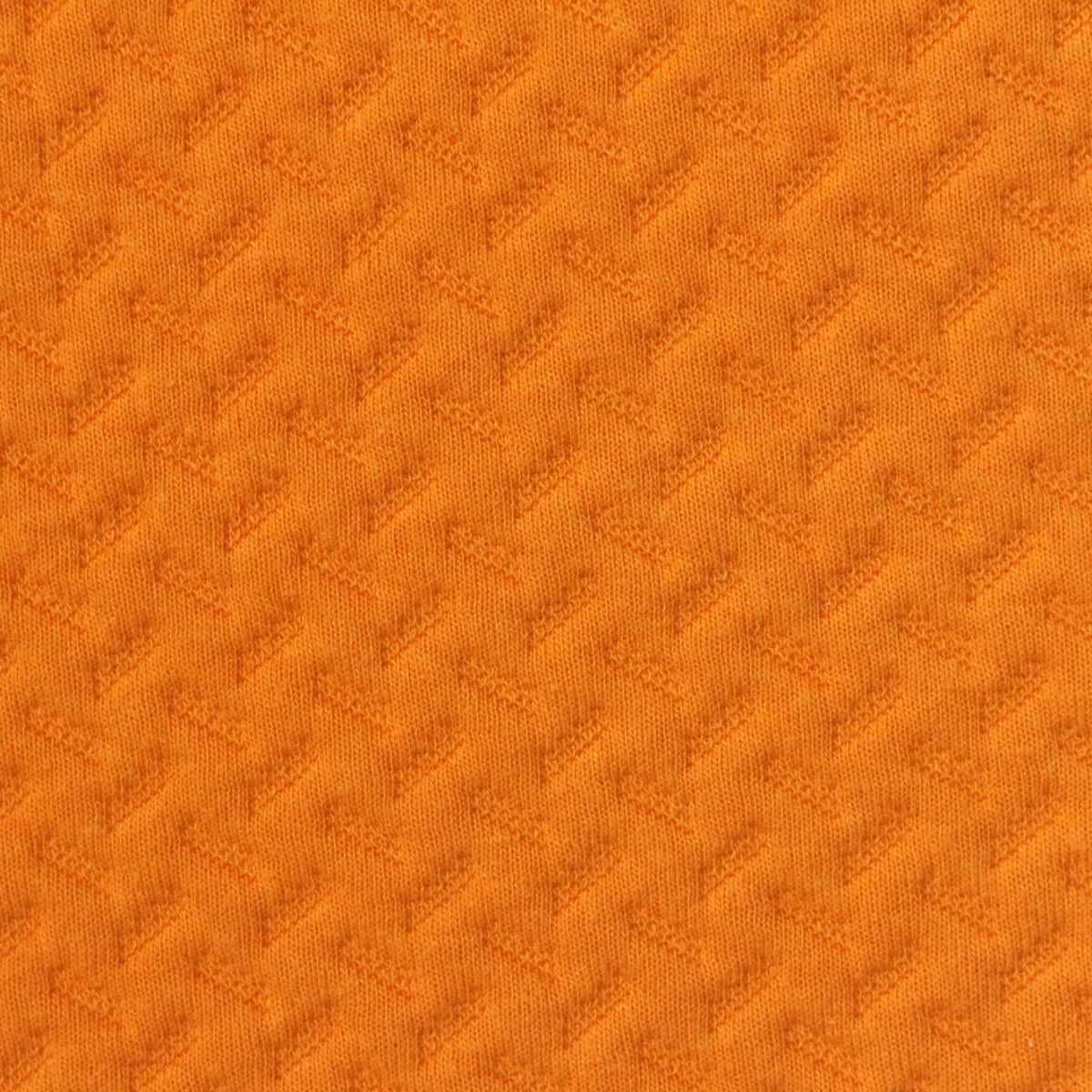 Orange Textured Jacquard, Poly-Cotton