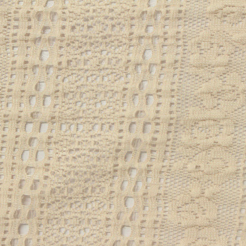 Cream Openwork Lace, Polyester