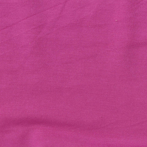Magenta Ribbed Jersey Knit, Viscose