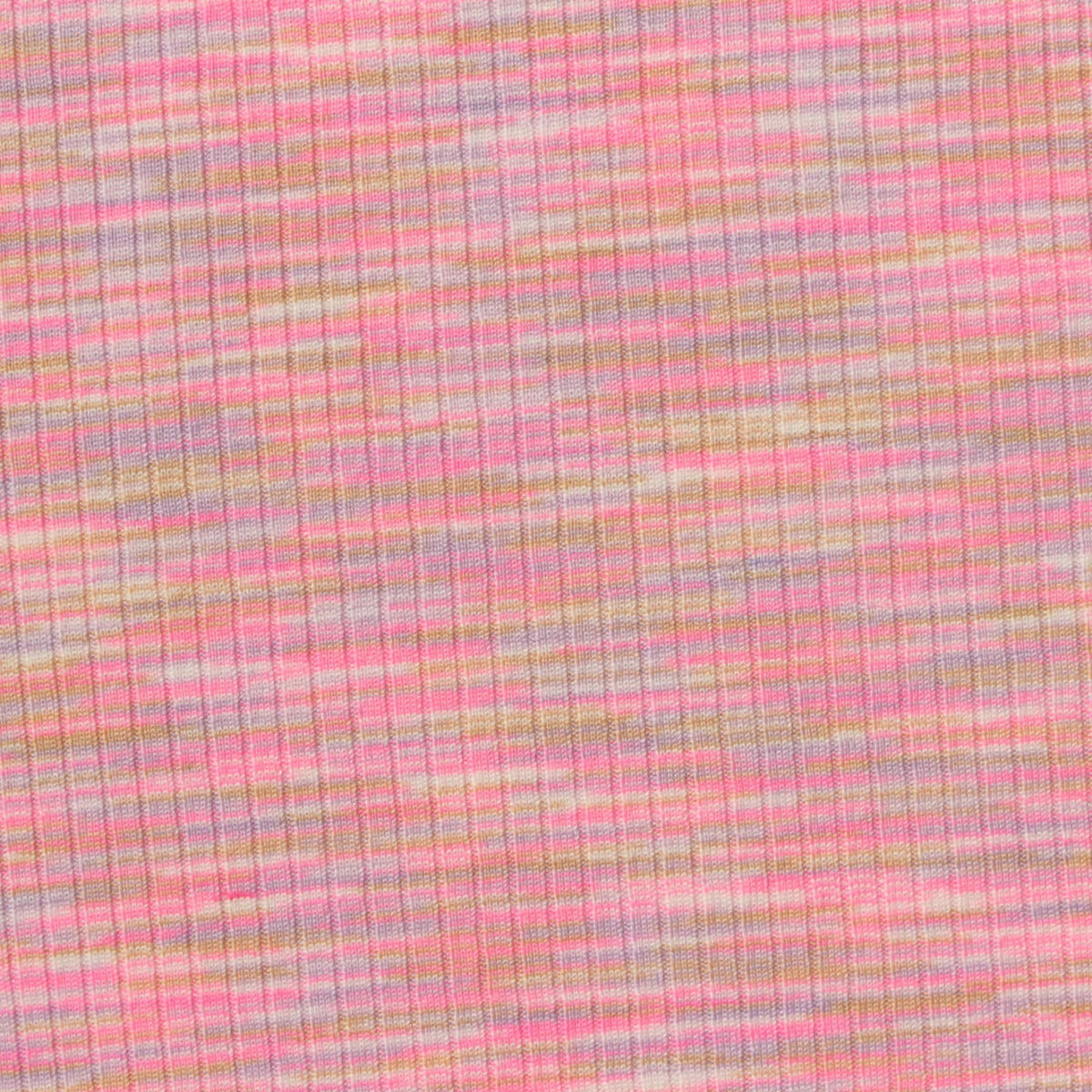 Pink Marl Rib Knit, Polyester