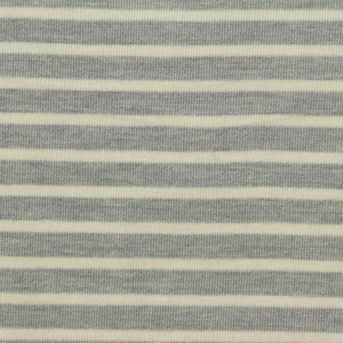 Grey Stripes Jersey Knit, Modal-Poly