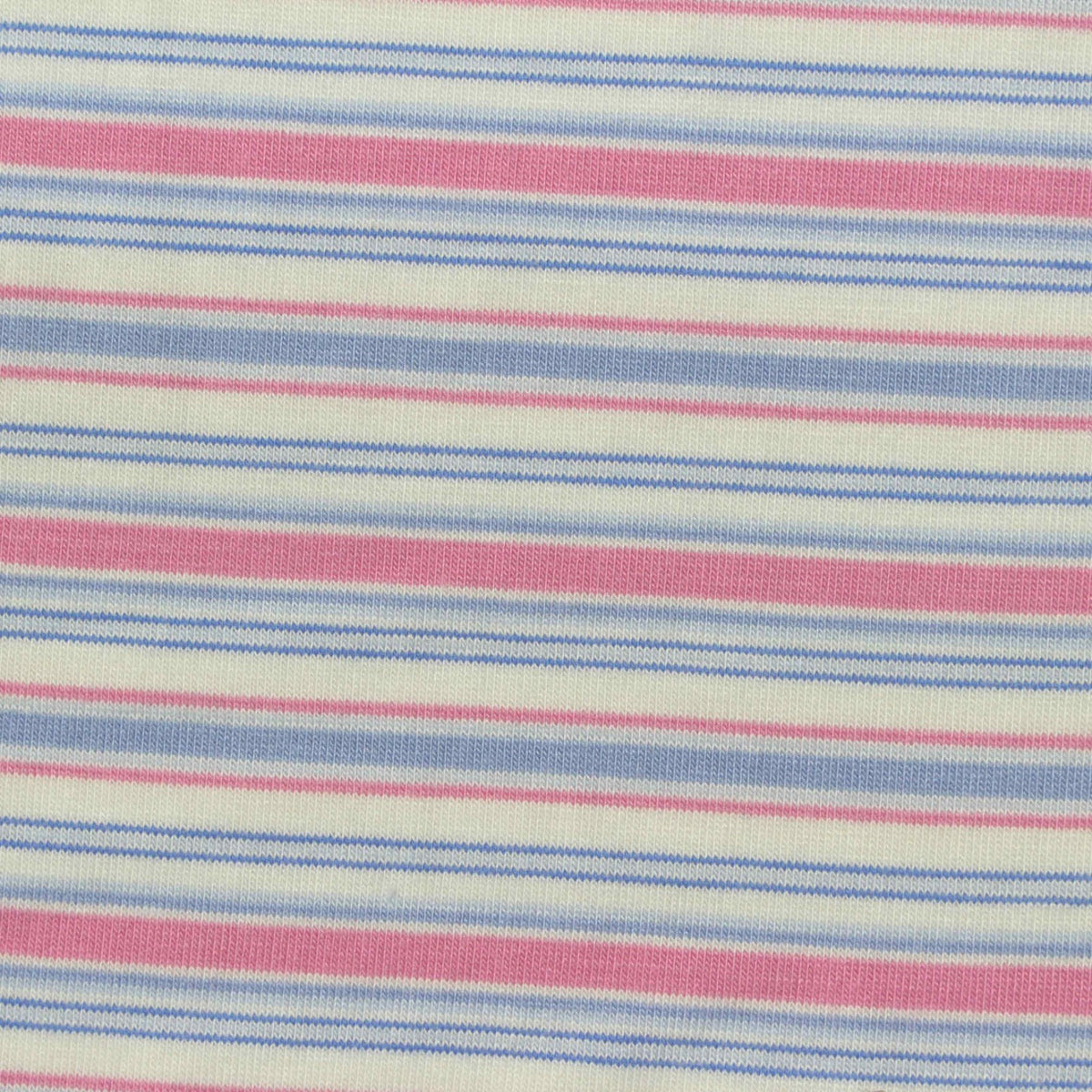 Pink Stripes Jersey Knit, Viscose