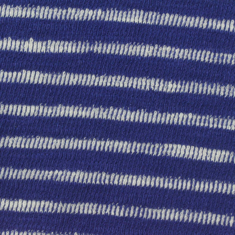 White Textured-Stripe Jersey Knit, Cotton