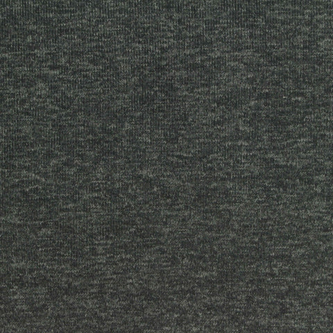 Charcoal Marl Jersey Knit, Poly-Nylon
