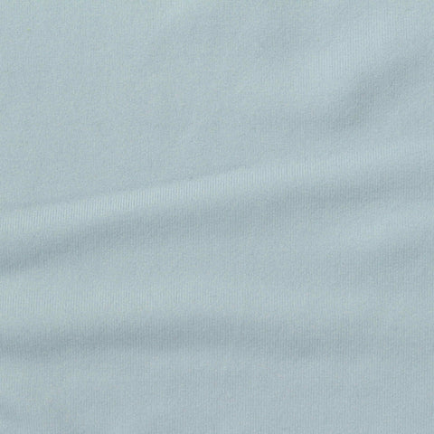 Brushed Polyester Stretch Milk Silk Knit Fabric, 280 gsm, 152 cm — Blue