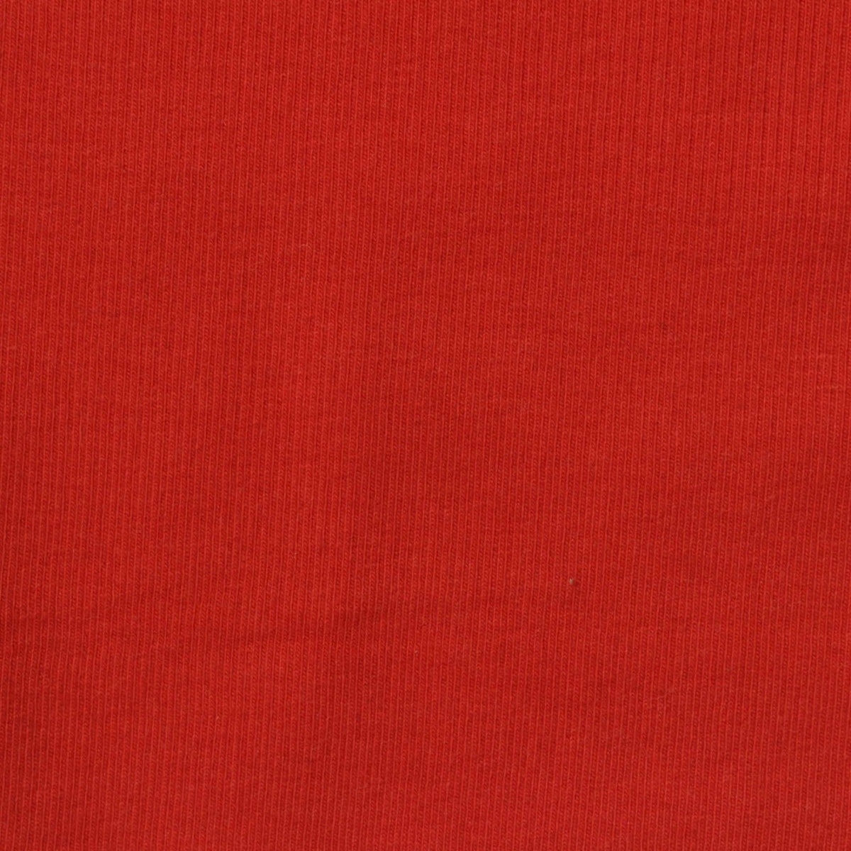 Cotton Polyester Stretch Rib Knit Fabric, 285 gsm, 107 cm — Red