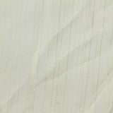 White Vertical-Stripe Chiffon, Polyester