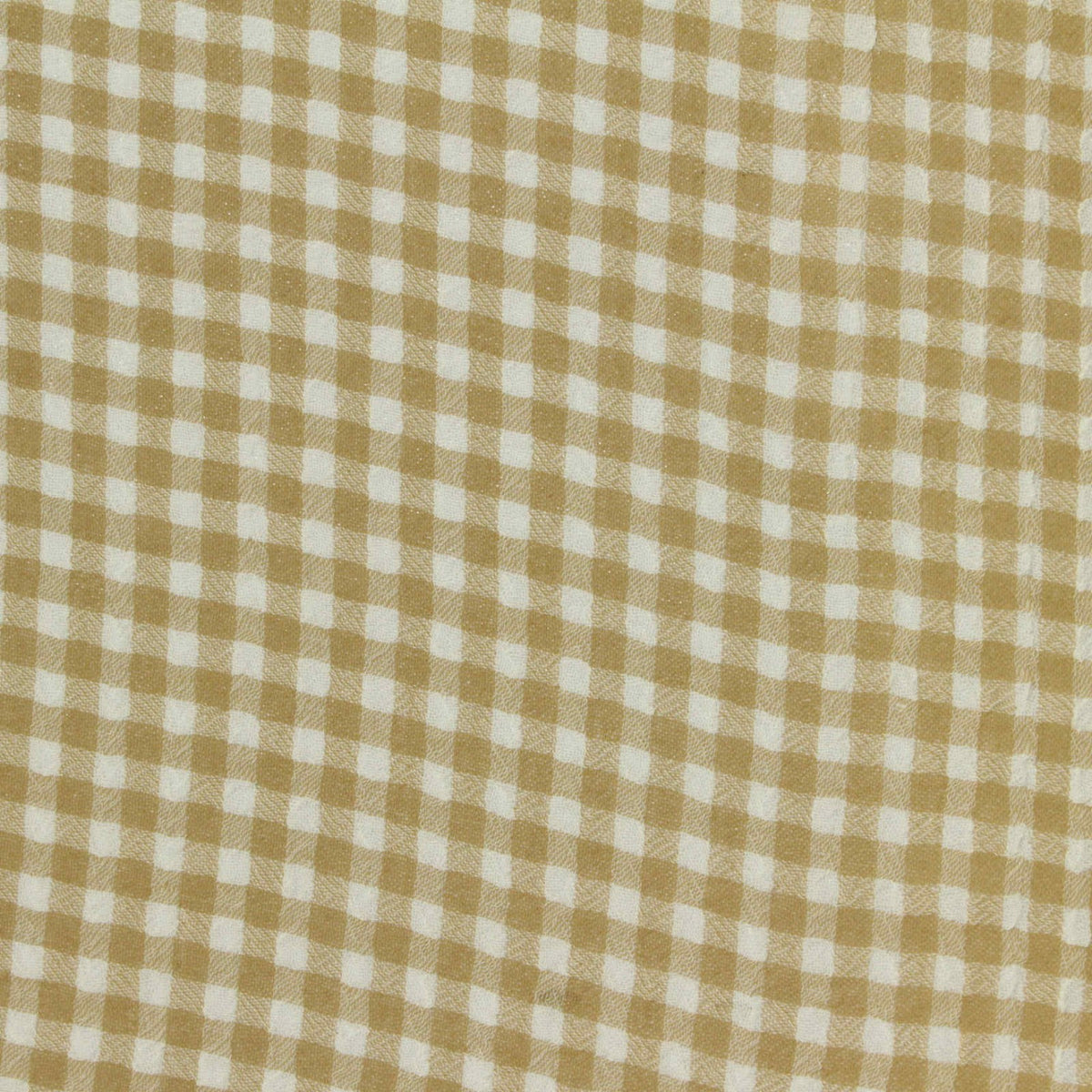 Beige Gingham Woven, Polyester