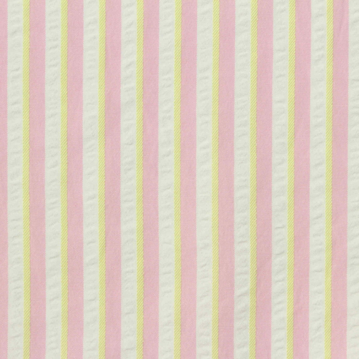 Pink Vertical-Stripe Crepe, Polyester