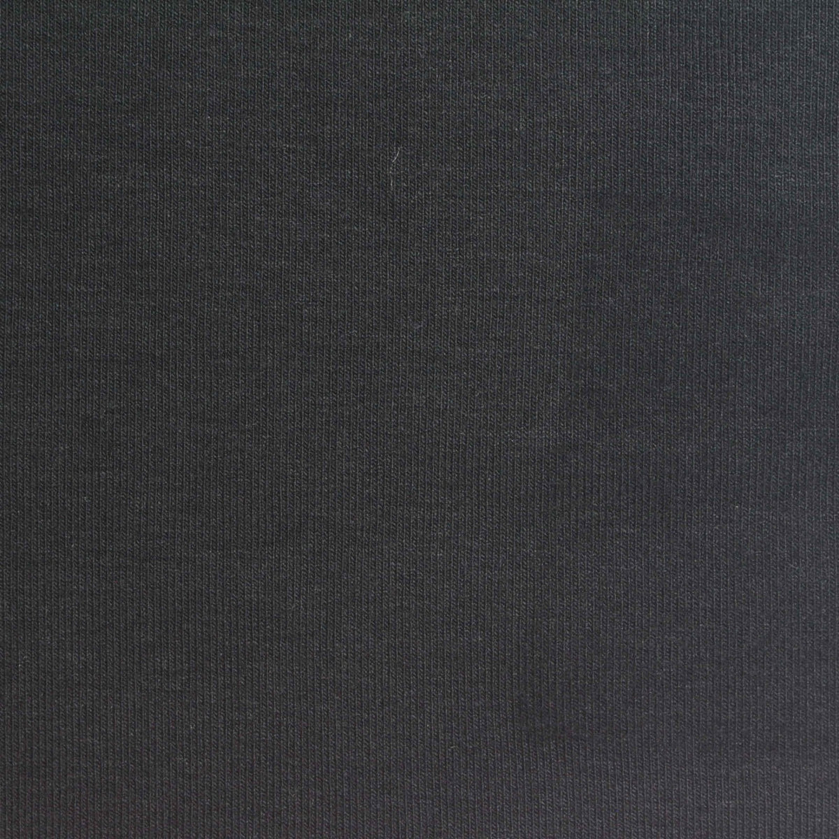 Viscose Stretch Rib Knit Fabric, 260 gsm, 180 cm — Black