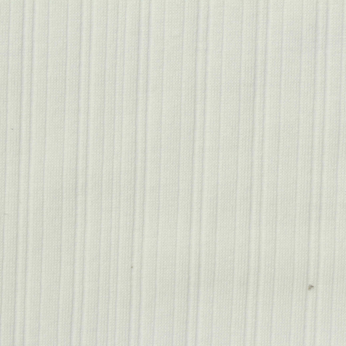 Brushed Polyester Viscose Stretch Rib Knit Fabric, 300 gsm, 160 cm — White