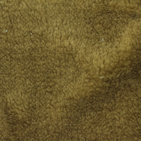 Khaki Plush Jersey Knit, Polyester