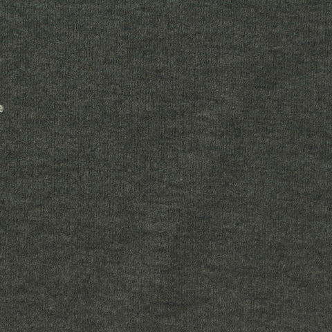 Dark Charcoal Heathered-Marl Rib Knit, Poly-Tencel Lyocell