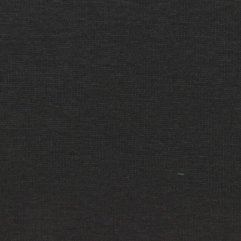 Polyester Cotton Stretch Velvet Fabric, 350 gsm, 165 cm — Black