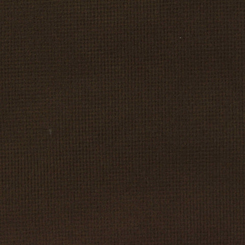 Dark Brown Textured Waffle Knit, Polyester