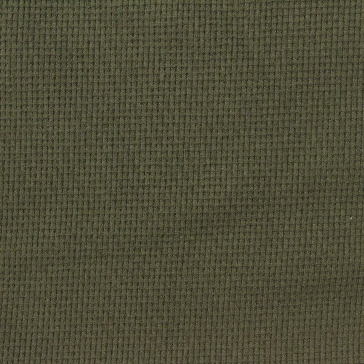 Olive Waffle Knit, Polyester