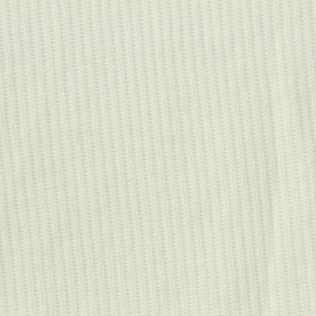 Cotton Polyester Rib Knit Fabric, 260 gsm, 150 cm — White