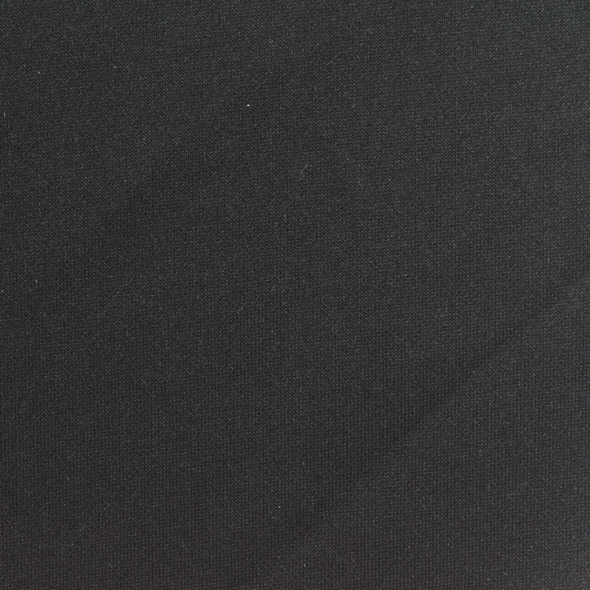 100% Cotton Interlock Knit Fabric, 240 gsm, 180 cm — Black