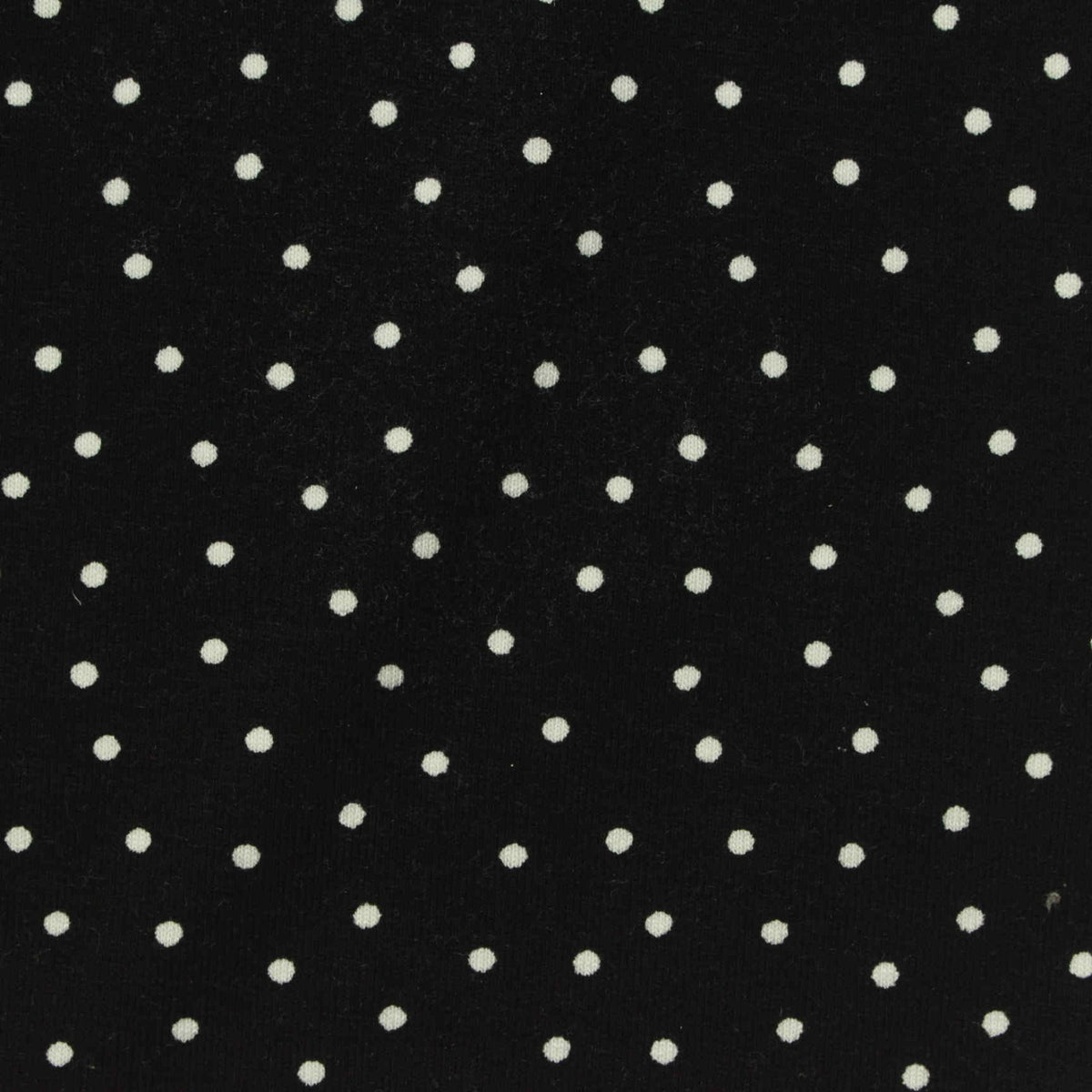 White Polka-Dot Knit, Viscose