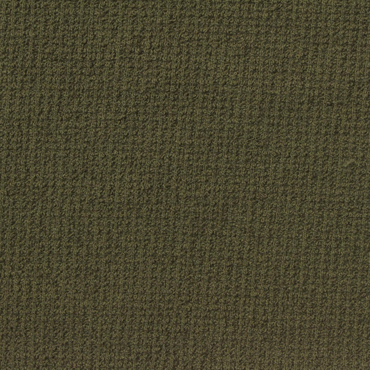 Olive Textured Chunky Knit, Cotton-Poly