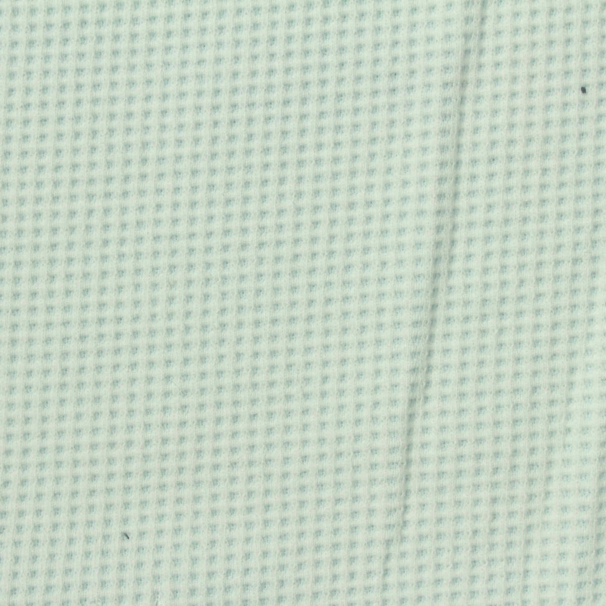 Polyester Cotton Stretch Waffle Knit Fabric, 309 gsm, 149 cm — Green
