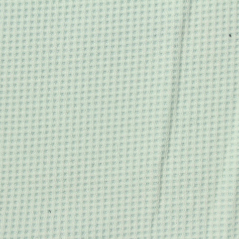 Pale Mint Waffle Knit, Poly-Cotton
