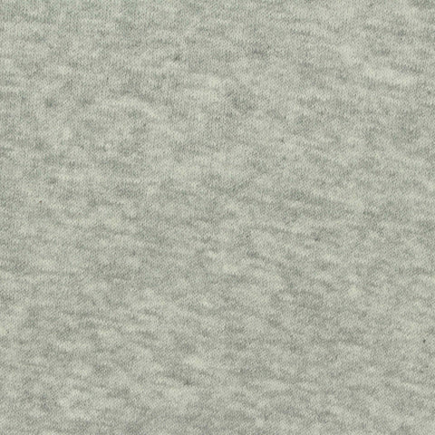 Light Grey Marl French Terry, Cotton-Poly
