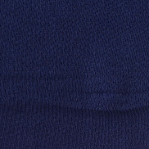 Cotton Polyester French Terry Fabric, 296 gsm, 175 cm — Navy