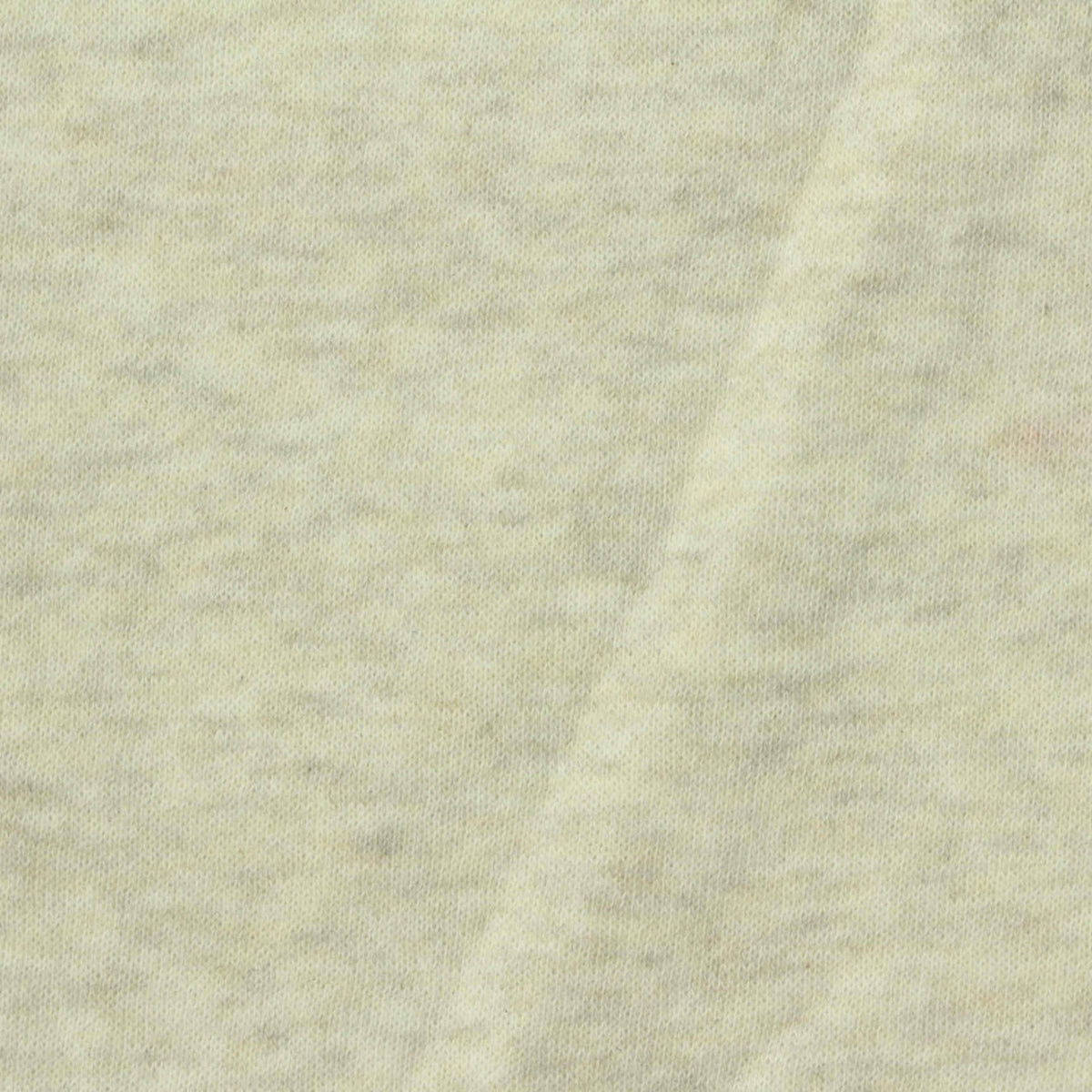 Cream Marl French Terry, Cotton-Poly