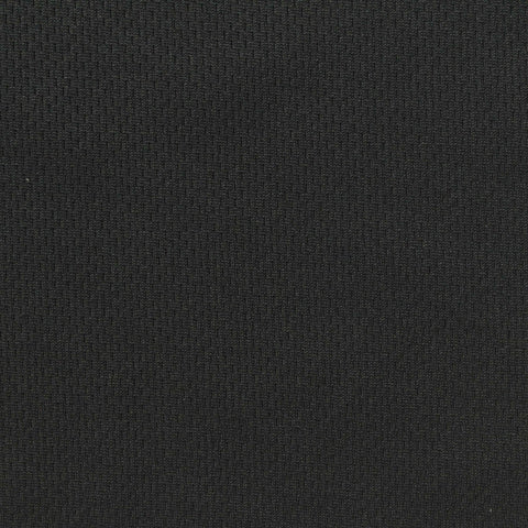 Black Textured Birdseye Knit, Polyester