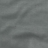 Polyester Cotton Stretch Rib Knit Fabric, 313 gsm, 135 cm — Grey