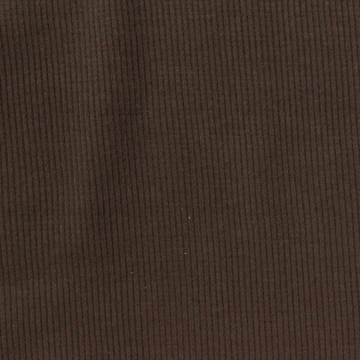Polyester Cotton Stretch Rib Knit Fabric, 277 gsm, 135 cm — Brown