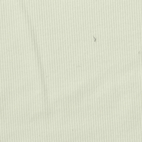Cotton Stretch Rib Knit Fabric, 239 gsm, 150 cm — White