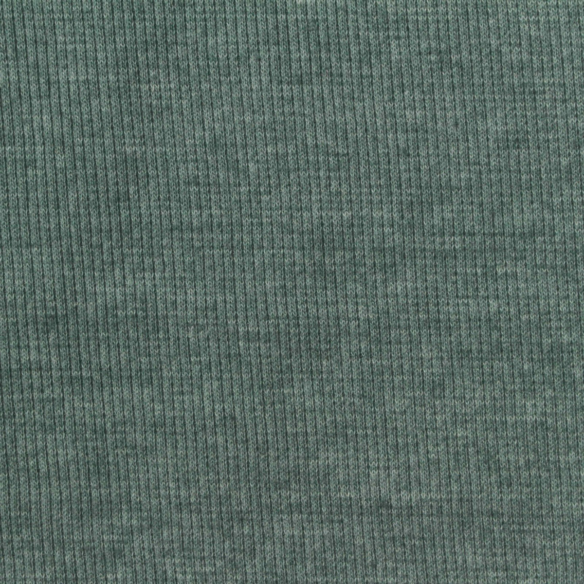 Muted Green Marl Rib Knit, Poly-Cotton