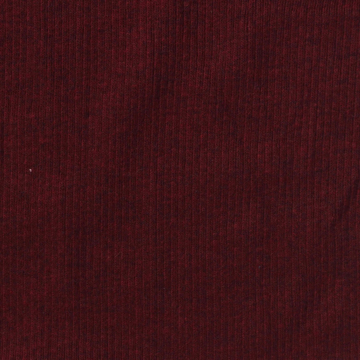 Cotton Polyester Stretch Rib Knit Fabric, 250 gsm, 135 cm — Red
