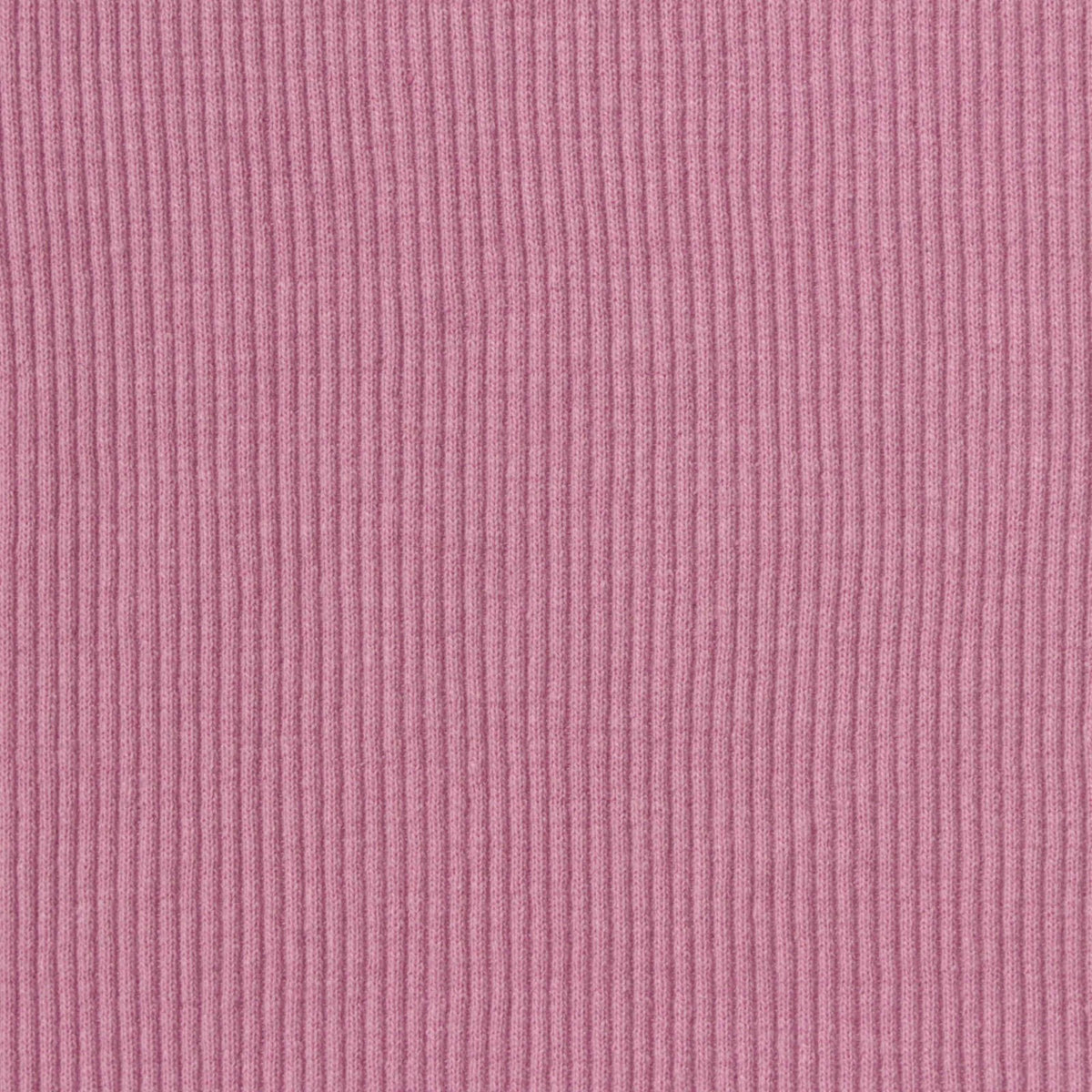 Polyester Cotton Stretch Rib Knit Fabric, 331 gsm, 135 cm — Pink