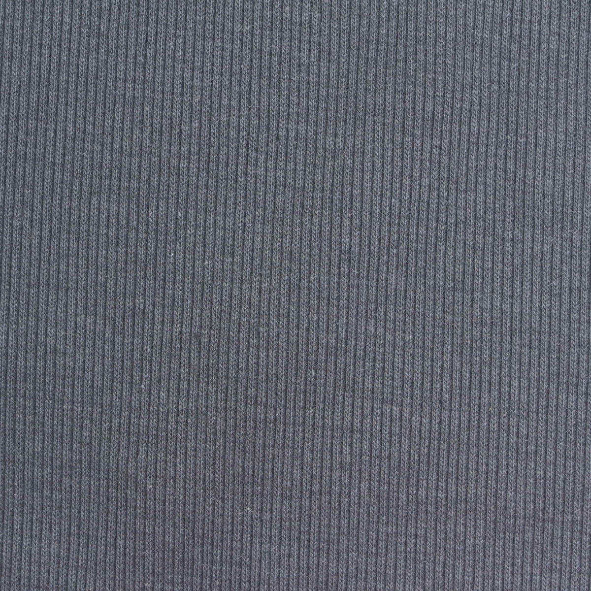 Cotton Polyester Stretch Rib Knit Fabric, 248 gsm, 135 cm — Grey
