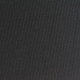 Cotton Polyester Stretch Rib Knit Fabric, 306 gsm, 135 cm — Black