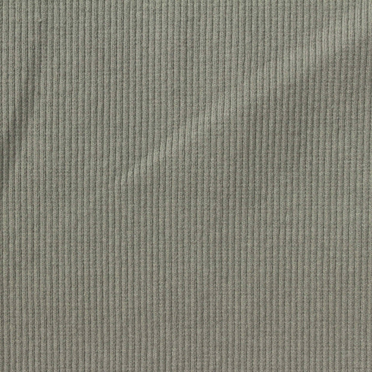 Cotton Polyester Stretch Rib Knit Fabric, 397 gsm, 135 cm — Grey