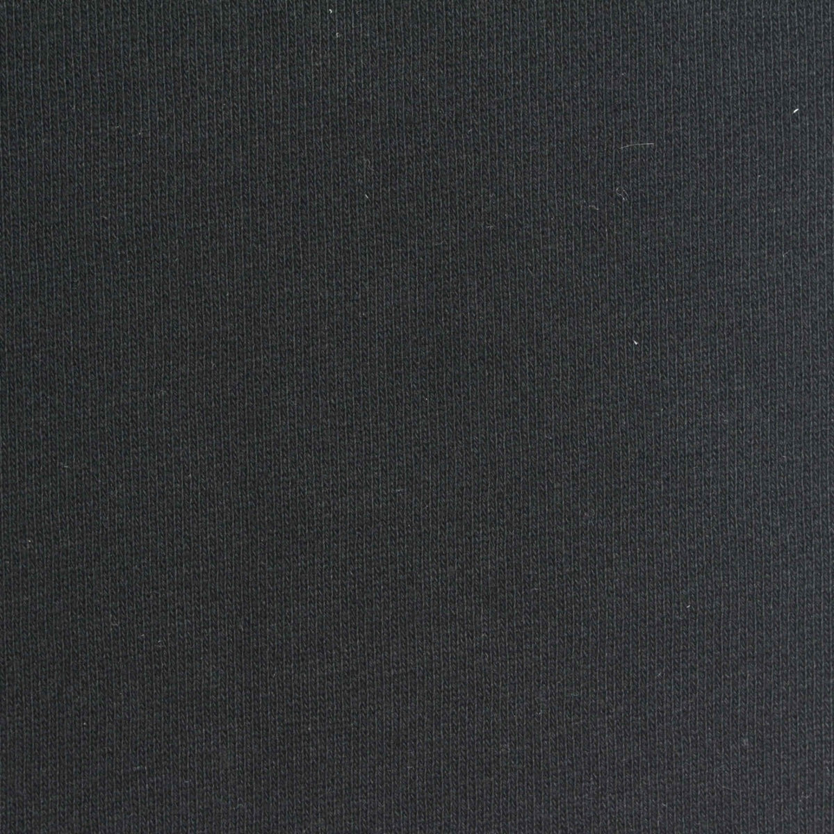 Cotton Polyester French Terry Fabric, 330 gsm, 180 cm — Black