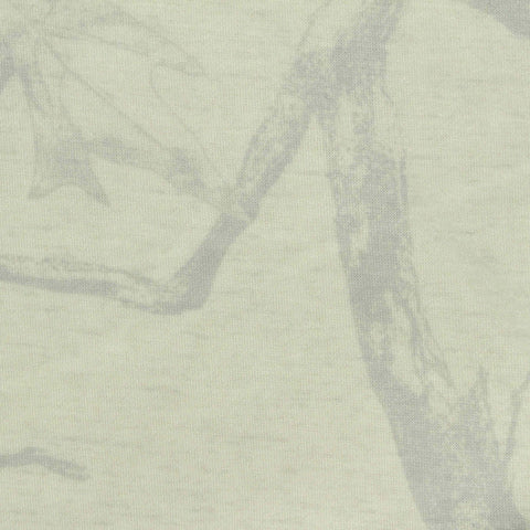 Grey Branches Scuba Knit, Poly-Viscose