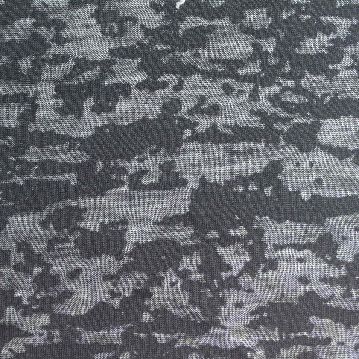 Black Camo Knit, Poly-Cotton