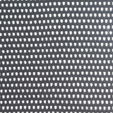 Jacquard Cotton Polyester Stretch Knit Fabric, 160 gsm, 150 cm — Black