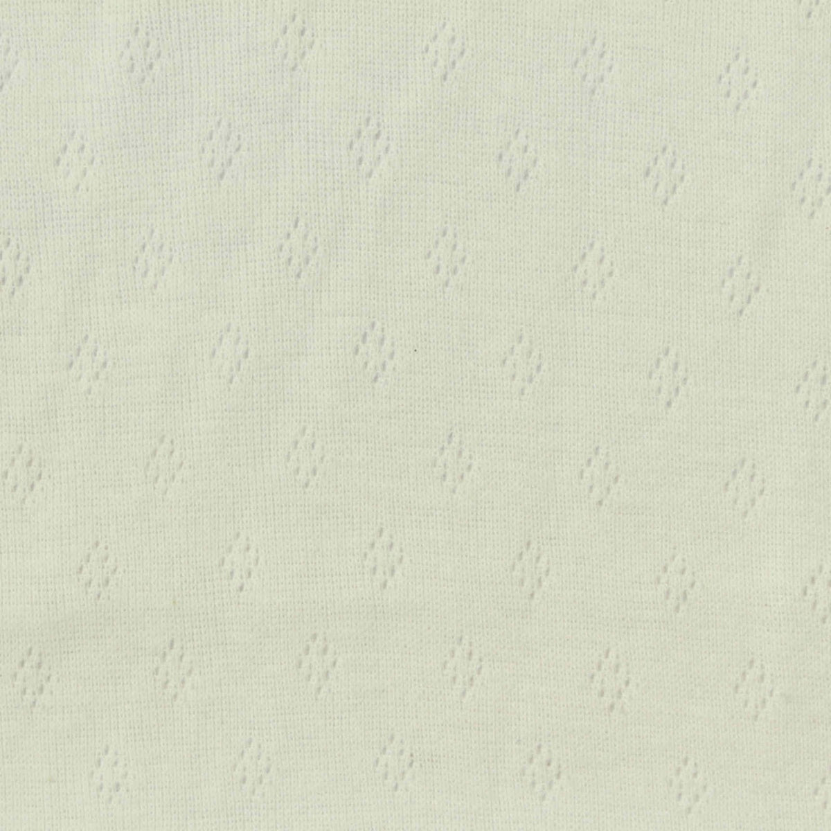 Off-White Subtle-Diamond Rib Knit, Cotton-Poly
