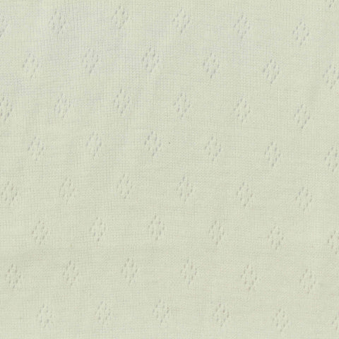 Off-White Subtle-Diamond Rib Knit, Cotton-Poly