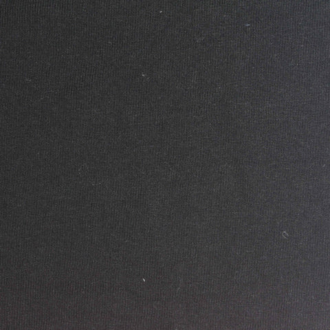 Polyester Cotton Jersey Knit Fabric, 140 gsm, 160 cm — Black