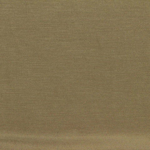 Washed Modal Polyester Stretch Scuba Knit Fabric, 350 gsm, 180 cm — Khaki