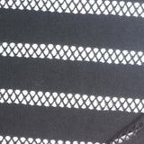 Black Stripes Jacquard, Poly-Viscose
