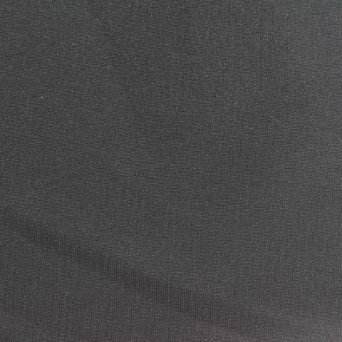 Polyester Stretch Scuba Knit Fabric, 280 gsm, 160 cm — Black